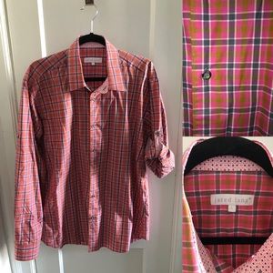Men’s Plaid Button-up Shirt - Jared Lang